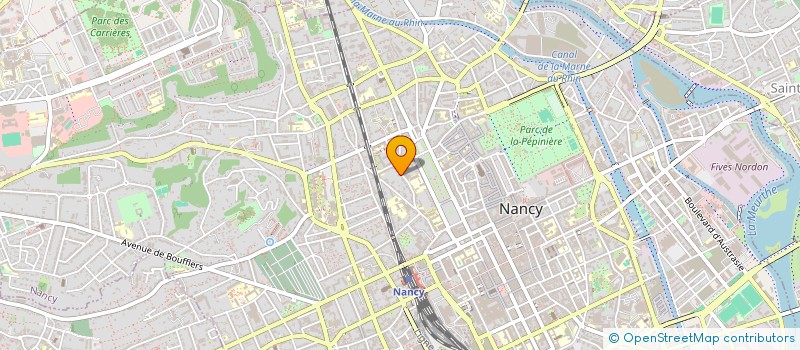 localisation de l'entreprise SCI RUE DES ALLIES  NANCY