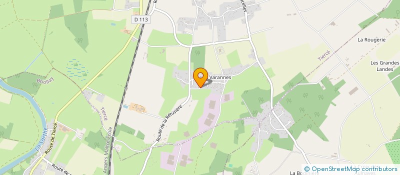 localisation de l'entreprise SCI RUE DES ARMOLLIERES à TIERCE