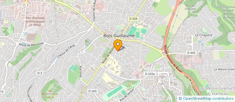 localisation de l'entreprise SCI RUE DES ARPENTS à BOIS-GUILLAUME