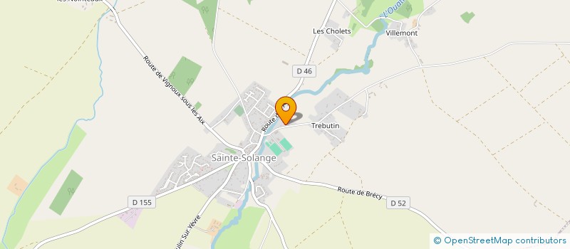 localisation de l'entreprise SCI RUE DES CEPS  BRECY