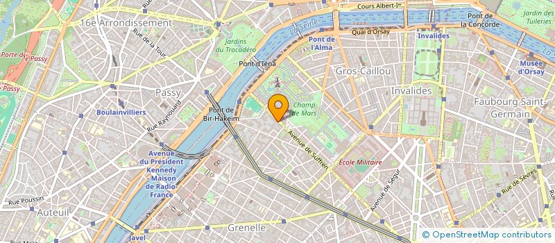 localisation de l'entreprise SCI RUE DES COLONNES CALVET  PARIS