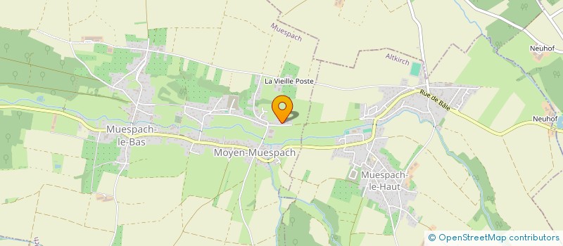 localisation de l'entreprise SCI RUE DES ETANGS  MUESPACH