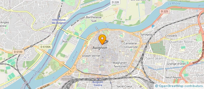 localisation de l'entreprise SCI RUE DES FRERES BRIAN  AVIGNON