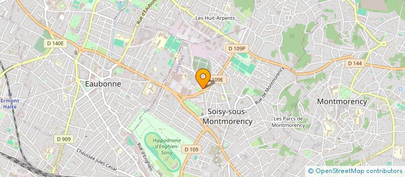 localisation de l'entreprise SCI RUE DES MOLLEONS  SOISY-SOUS-MONTMORENCY
