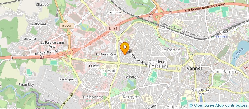 localisation de l'entreprise SCI RUE DES PATRIOTES  VANNES