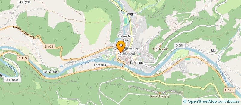 localisation de l'entreprise SCI RUE DROITE 47  SAINT-ANTONIN-NOBLE-VAL