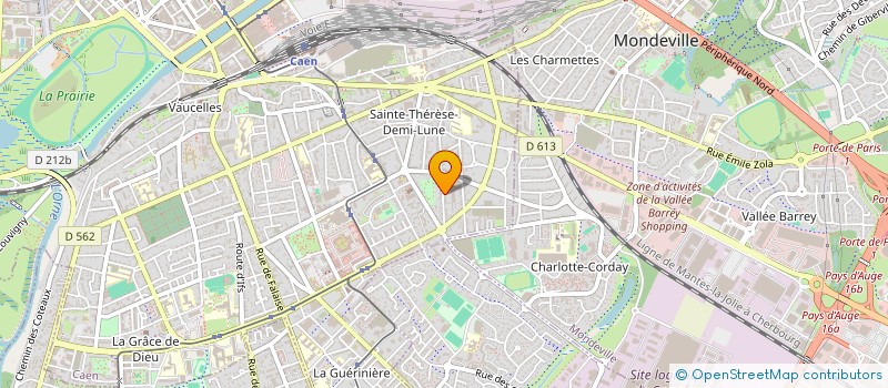 localisation de l'entreprise SCI RUE DU 6 JUIN à CAEN