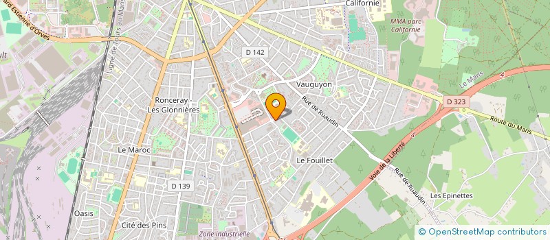 localisation de l'entreprise SCI RUE DU BOURG BELE  LE MANS