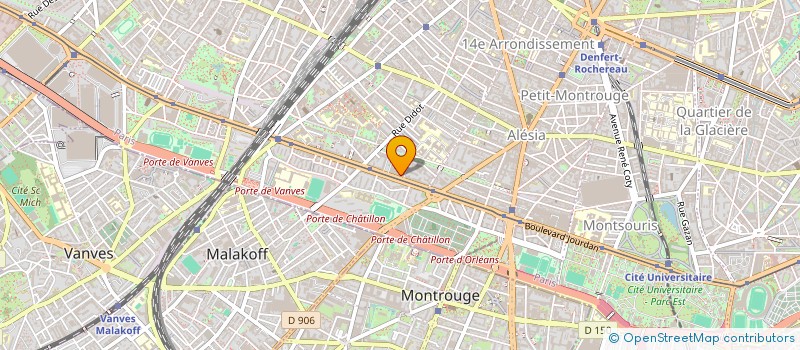 localisation de l'entreprise SCI RUE DU CHAMP MACRET - ROYE à PARIS