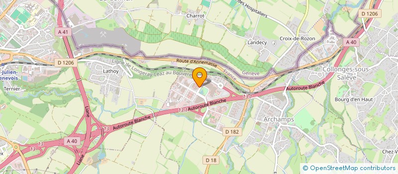 localisation de l'entreprise SCI RUE DU CHATELET 4  ARCHAMPS