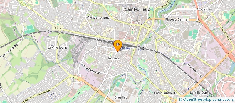 localisation de l'entreprise SCI RUE DU CHENE  SAINT-BRIEUC