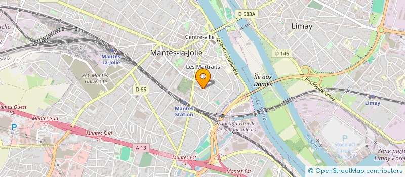 localisation de l'entreprise SCI RUE DU CLOS PINET  MANTES-LA-JOLIE