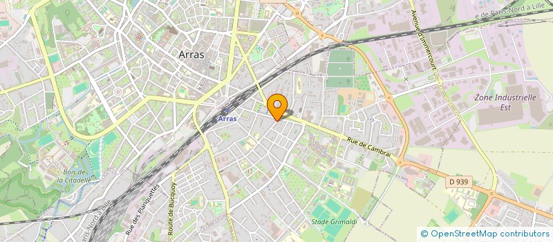 localisation de l'entreprise SCI RUE DU COMMANDANT DUMETZ à ARRAS