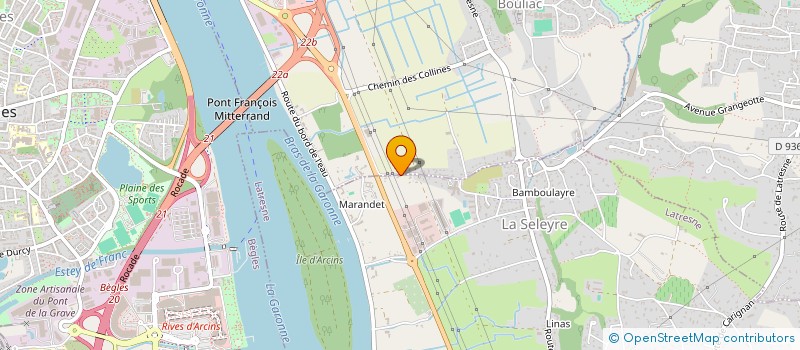 localisation de l'entreprise SCI RUE DU COMMERCE  LATRESNE