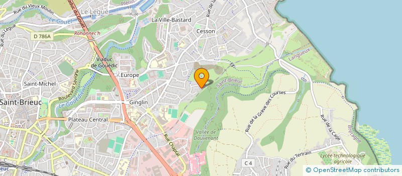 localisation de l'entreprise SCI RUE DU DOCTEUR RAHUEL à SAINT-BRIEUC