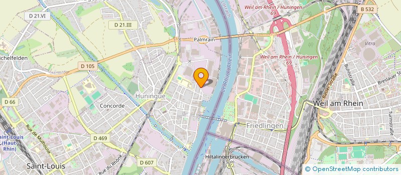 localisation de l'entreprise SCI RUE DU FORT  HUNINGUE