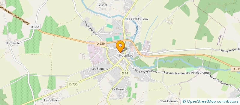 localisation de l'entreprise SCI RUE DU FOUR  ROUILLAC