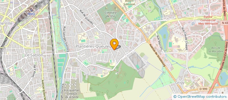 localisation de l'entreprise SCI RUE DU GENERAL LECLERC  METZ