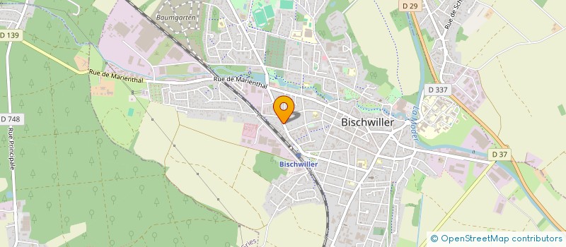 localisation de l'entreprise SCI RUE DU HOUBLON  BISCHWILLER