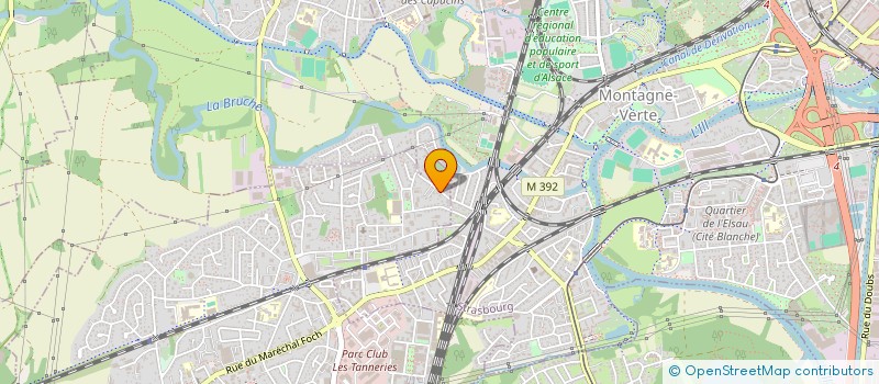 localisation de l'entreprise SCI RUE DU LAC  LINGOLSHEIM