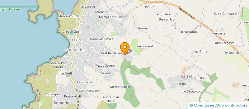 localisation de l'entreprise SCI RUE DU LIN  PORSPODER