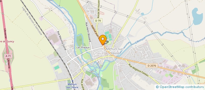 localisation de l'entreprise SCI RUE DU MARCHE  MEHUN-SUR-YEVRE