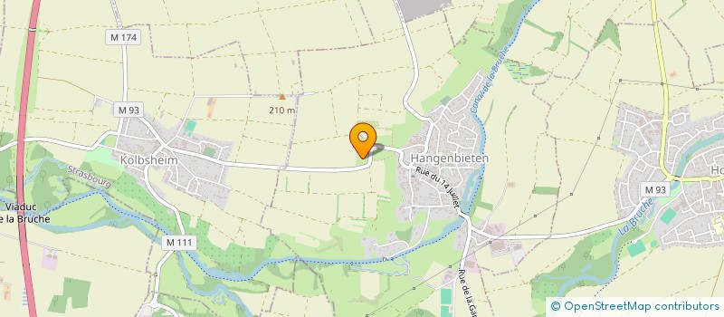 localisation de l'entreprise SCI RUE DU MARCHE  N 5  HANGENBIETEN