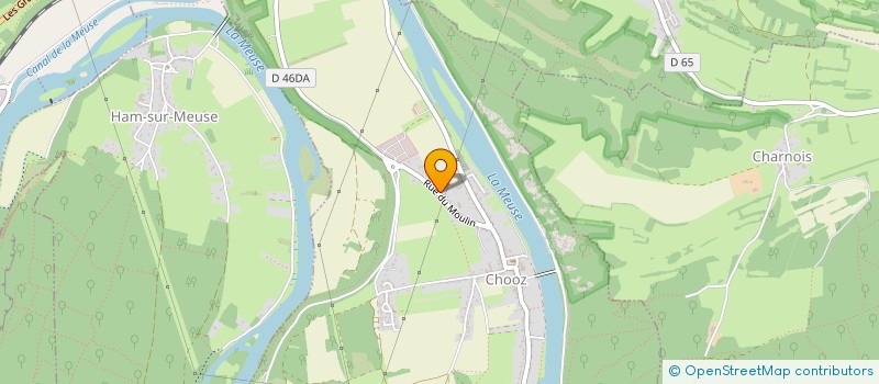 localisation de l'entreprise SCI RUE DU MOULIN  CHOOZ