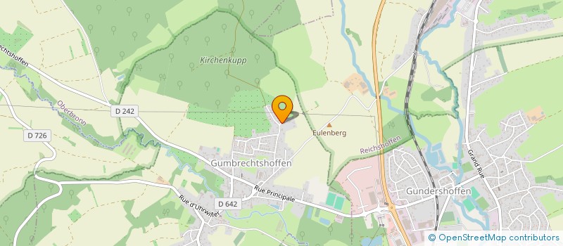 localisation de l'entreprise SCI RUE DU NORD  GUMBRECHTSHOFFEN