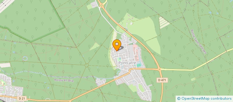 localisation de l'entreprise SCI RUE DU PATH  PONTCARRE