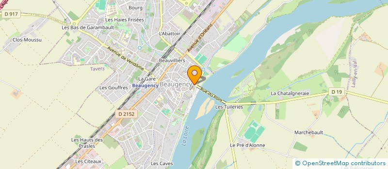 localisation de l'entreprise SCI RUE DU PONT  BEAUGENCY