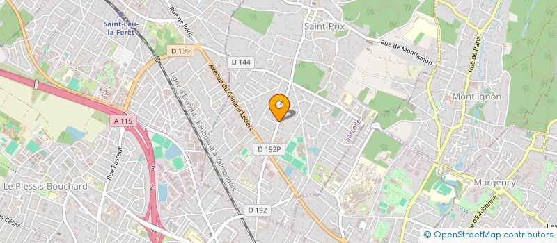 localisation de l'entreprise SCI RUE DU PROGRES à SAINT-PRIX