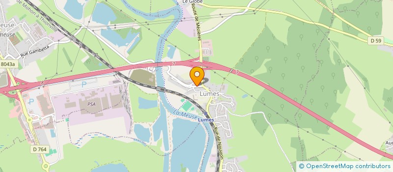 localisation de l'entreprise SCI RUE DU PUITS  LUMES