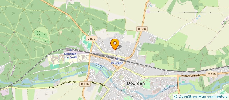 localisation de l'entreprise SCI RUE DU PUITS DES CHAMPS  DOURDAN