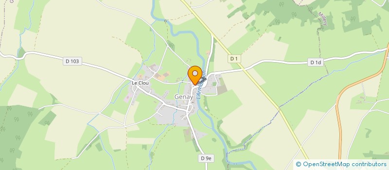 localisation de l'entreprise SCI RUE DU ROCHER A GENAY  SEMUR-EN-AUXOIS