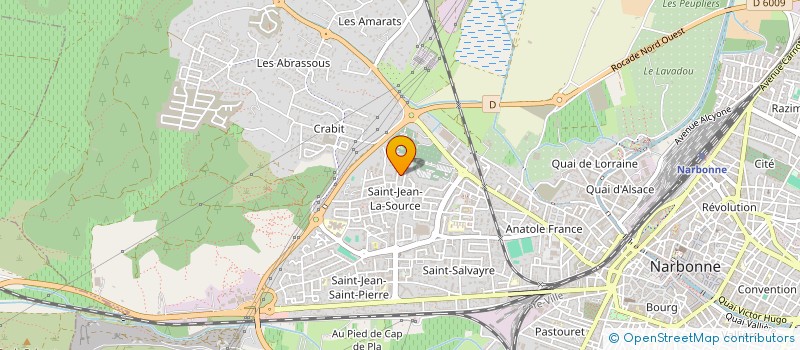localisation de l'entreprise SCI RUE DU SOU à NARBONNE