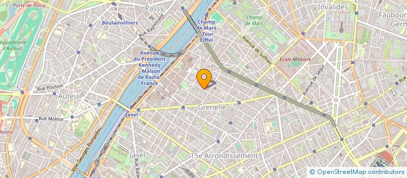 localisation de l'entreprise SCI RUE DU THEATRE à LEVALLOIS PERRET