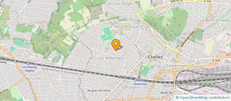 localisation de l'entreprise SCI RUE DU TIR  CHELLES