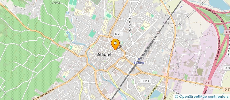 localisation de l'entreprise SCI RUE DU TRAVAIL à BEAUNE