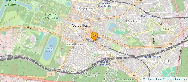 localisation de l'entreprise SCI RUE DU VAUTRAIT - VERSAILLES à VERSAILLES