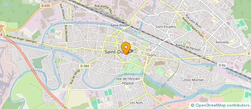localisation de l'entreprise SCI RUE EMILE GIROS à SAINT-DIZIER