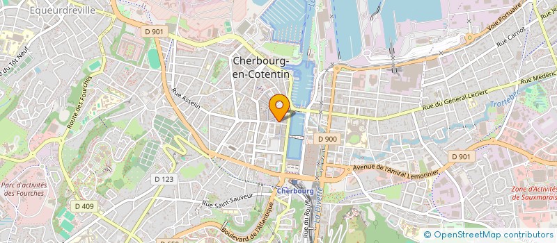 localisation de l'entreprise SCI RUE ENAULT à CHERBOURG-EN-COTENTIN