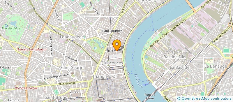 localisation de l'entreprise SCI RUE FOY  BORDEAUX