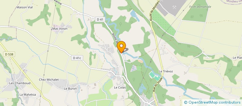 localisation de l'entreprise SCI RUE FRANCAIS  EYZIN-PINET