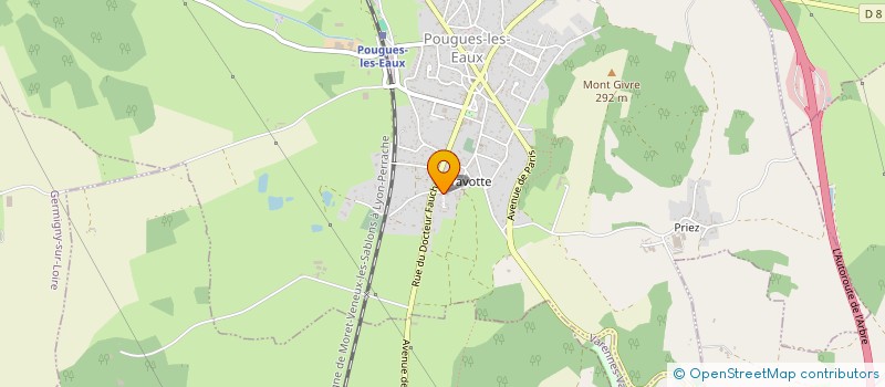 localisation de l'entreprise SCI RUE FREBAULT DE MONTLOUIS  POUGUES-LES-EAUX