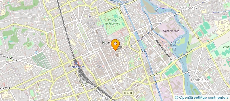 localisation de l'entreprise SCI RUE G.FAURE DE LA PLAINE  NANCY