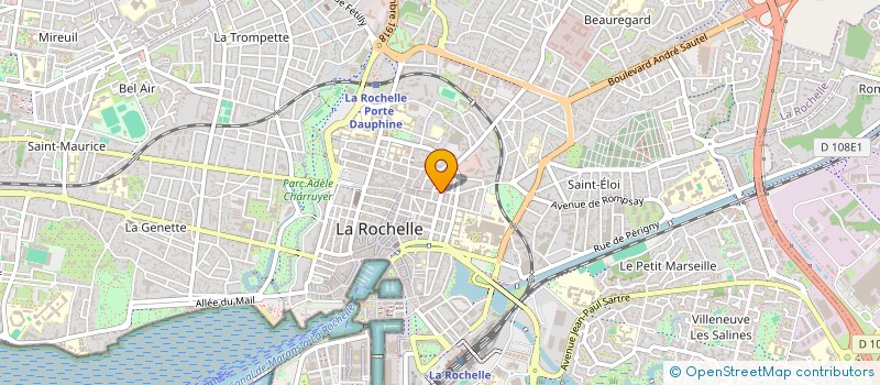 localisation de l'entreprise SCI RUE GAMBETTA  LA ROCHELLE