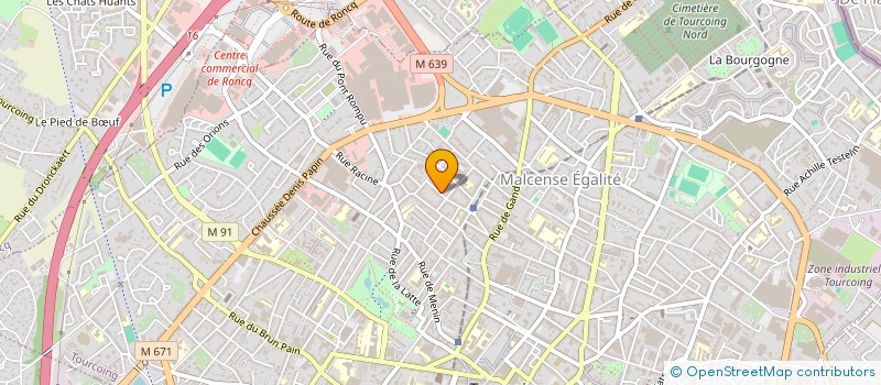 localisation de l'entreprise SCI RUE GENERAL LECLERC  TOURCOING