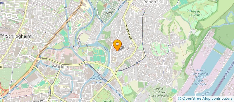 localisation de l'entreprise SCI RUE GRANDE  STRASBOURG
