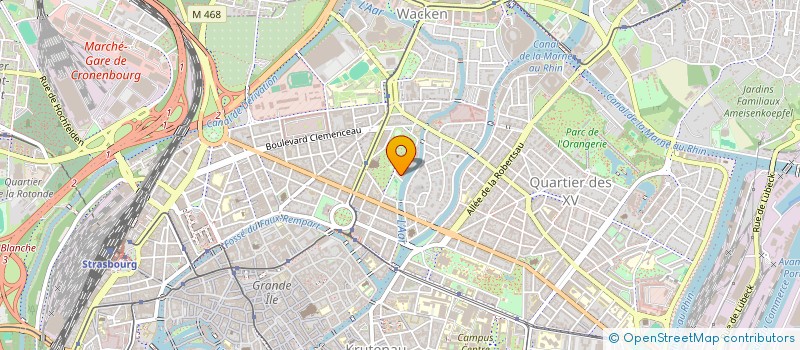 localisation de l'entreprise SCI RUE HAUTEFEUILLE WL  STRASBOURG